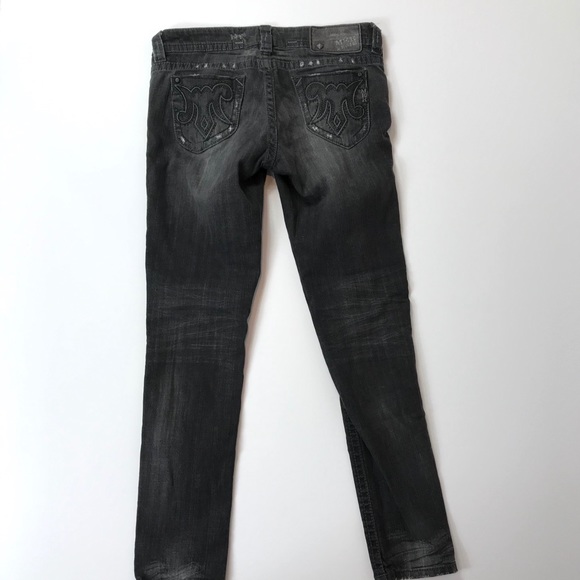 MEK Berlin Cigarette Skinny Jeans Light Gray - Picture 2 of 8